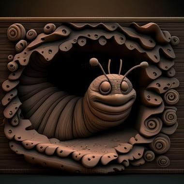 3D model st Little caterpillar from Katie (STL)